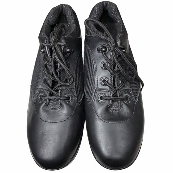Die Hard Oxford Work Shoe 10.5 Black Leather Waterproof Slip Resistant Steel Toe main image 10